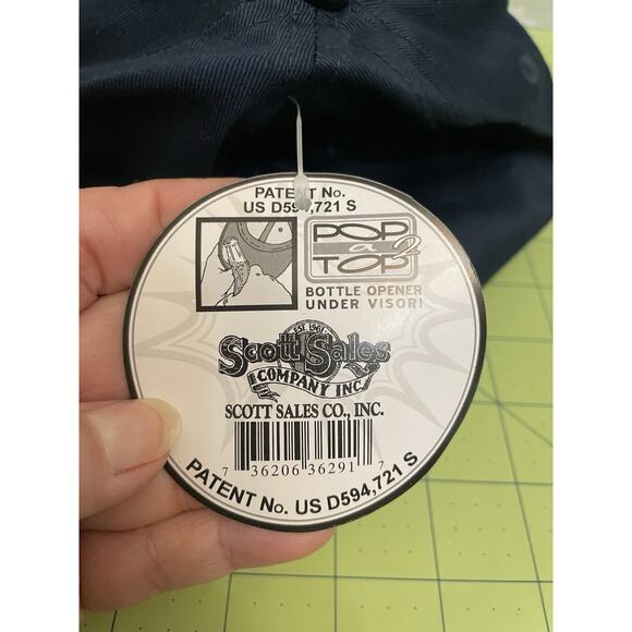 Support Your Local Tailgate Team Real Bottle Opener Built Into Visor Cap Hat NEW - Picture 12 of 12